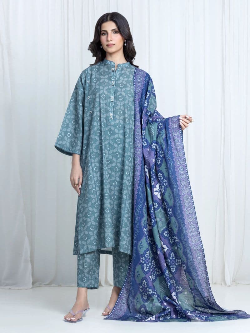 Printed Khaddar Suit thumbnail