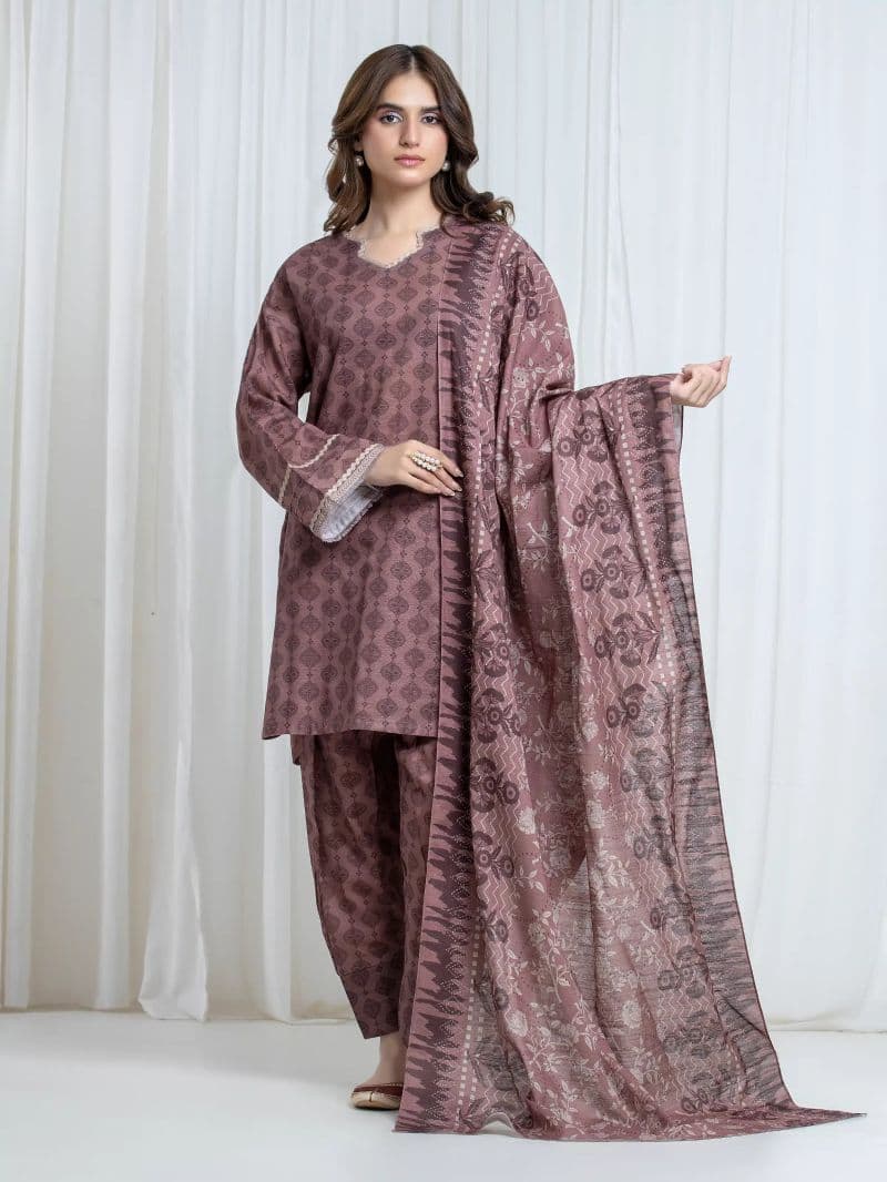 Printed Khaddar Suit thumbnail