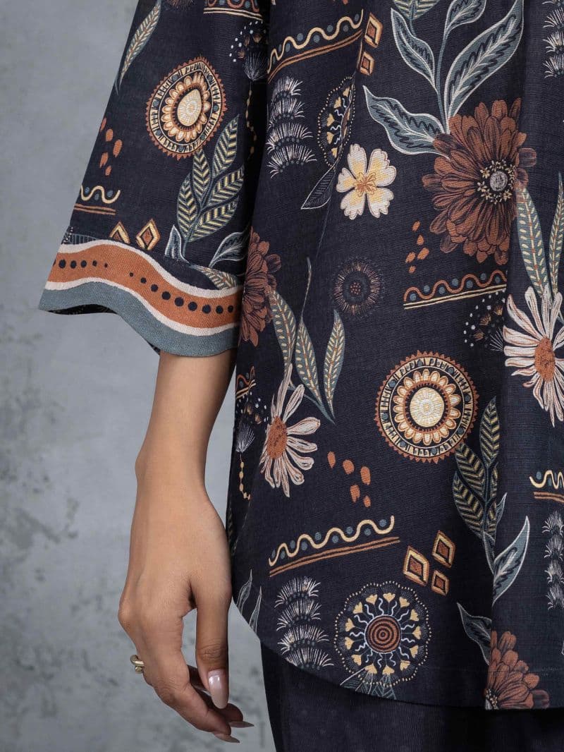 Printed Khaddar Co-Ord Set thumbnail