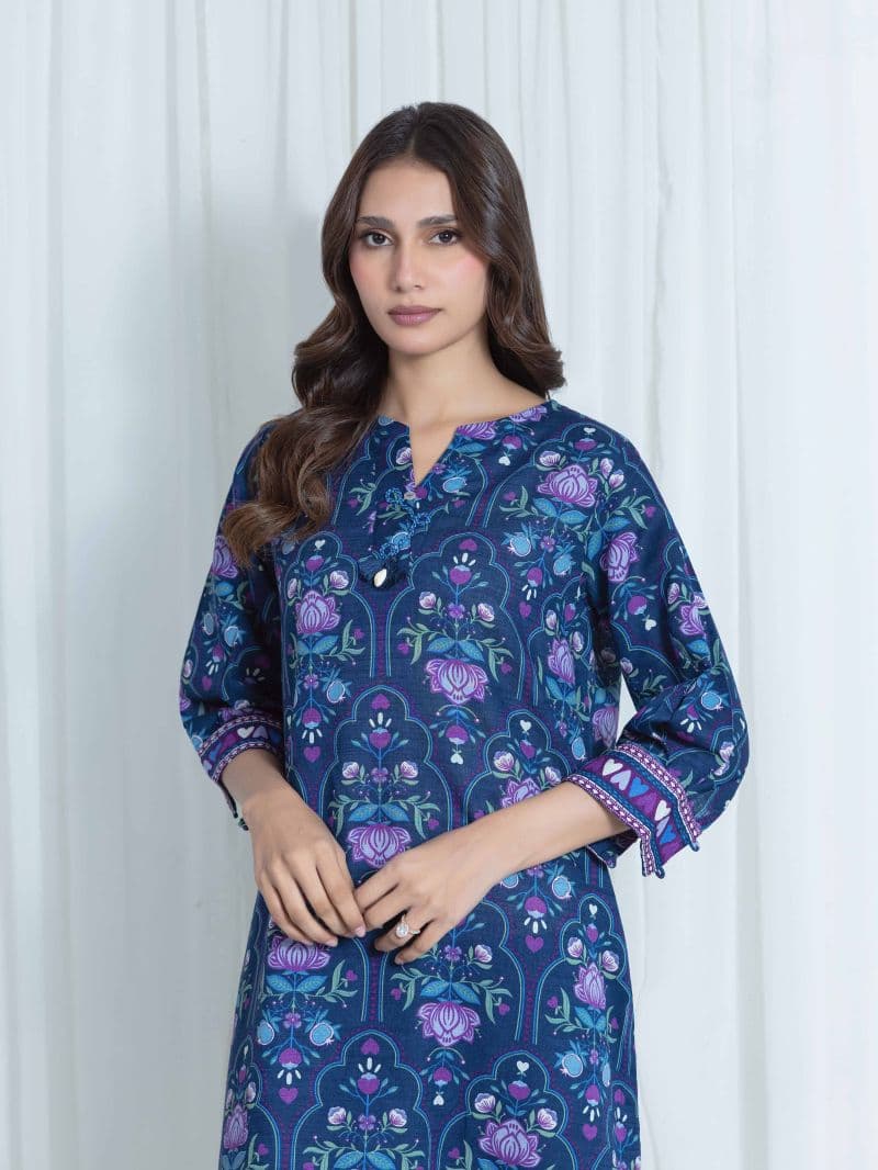 Printed Khaddar Co-Ord Set thumbnail