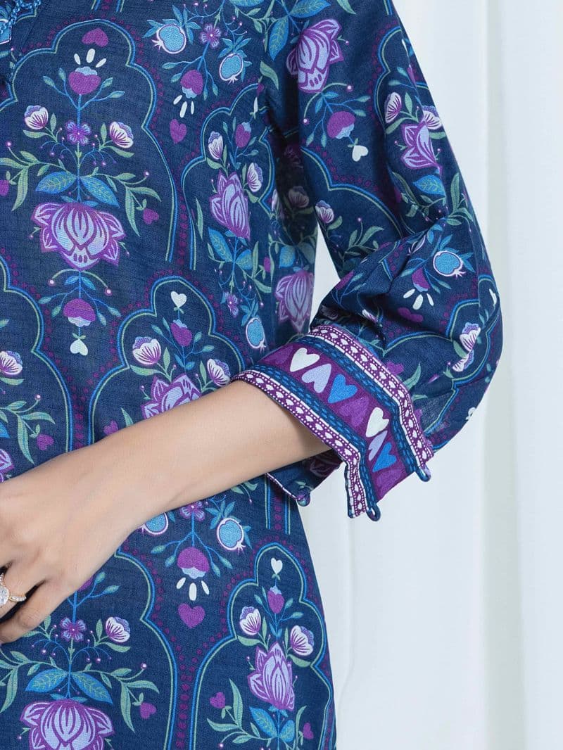 Printed Khaddar Co-Ord Set thumbnail