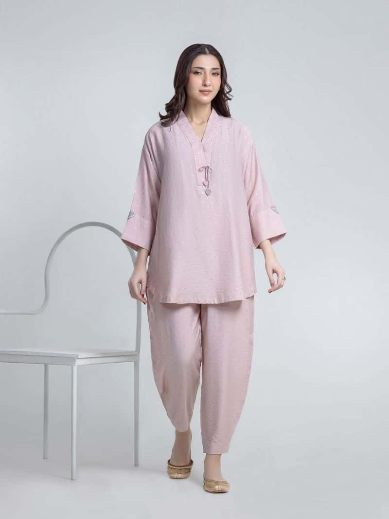 Solid Viscose Co-Ord Set