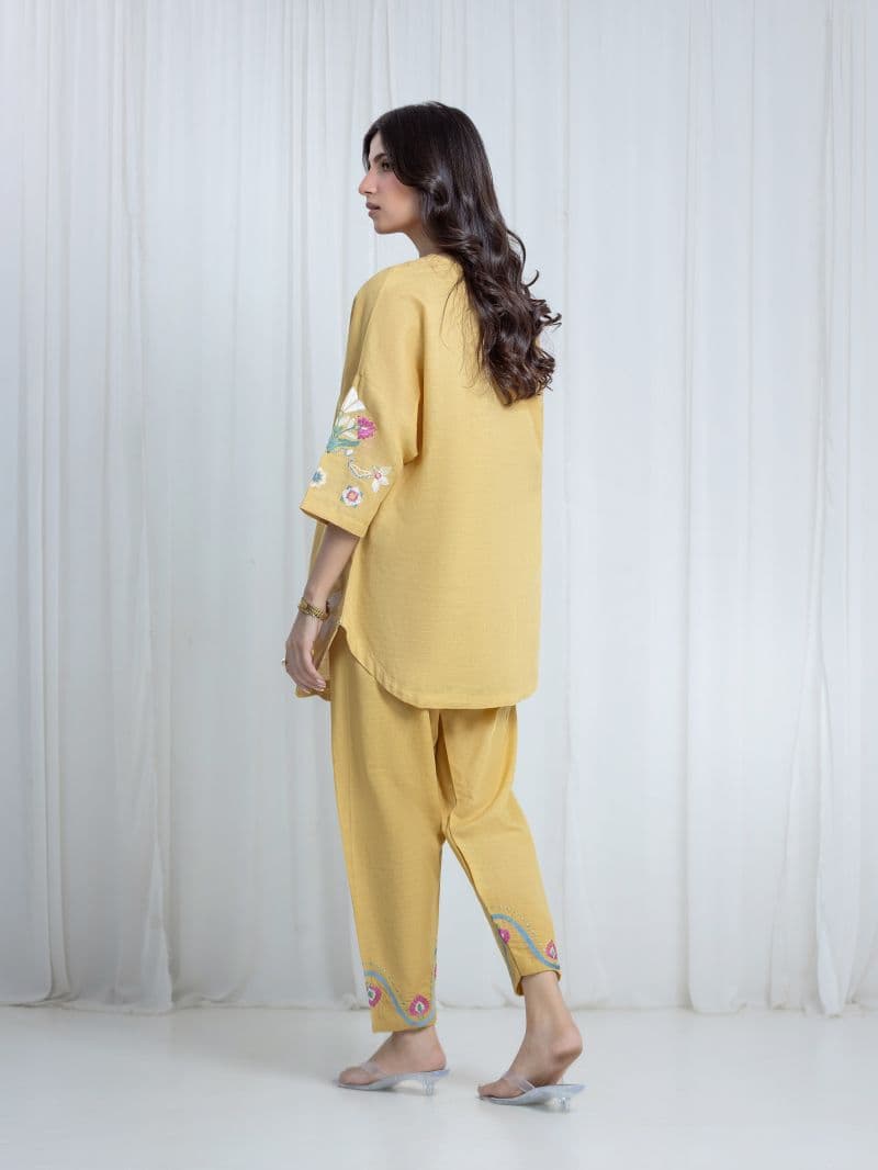 Embroidered Khaddar Co-Ord Set thumbnail