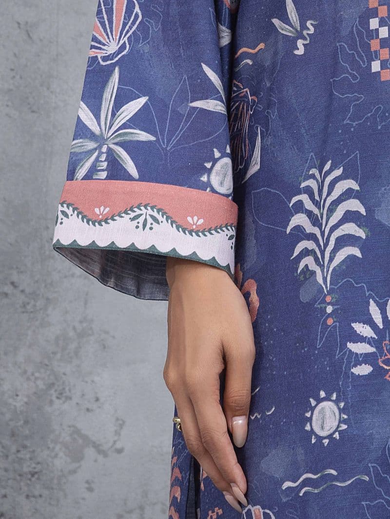 Printed Khaddar Co-Ord Set thumbnail