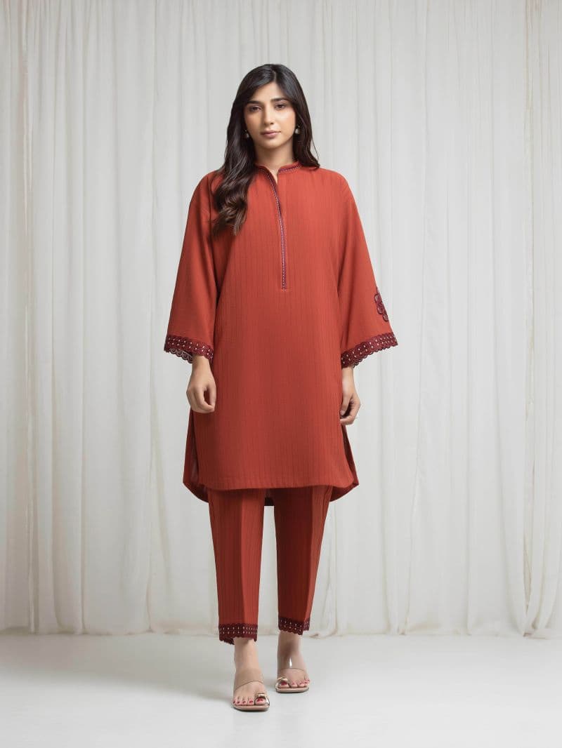 Embroidered Viscose Co-Ord Set thumbnail