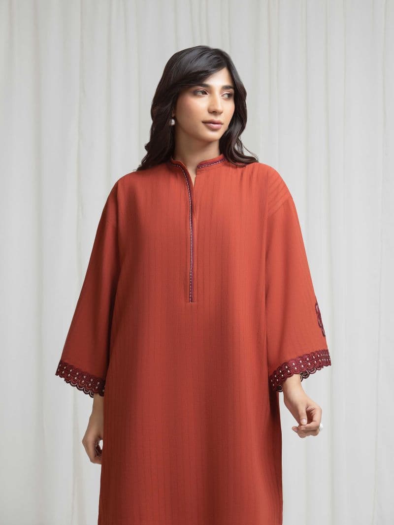 Embroidered Viscose Co-Ord Set thumbnail