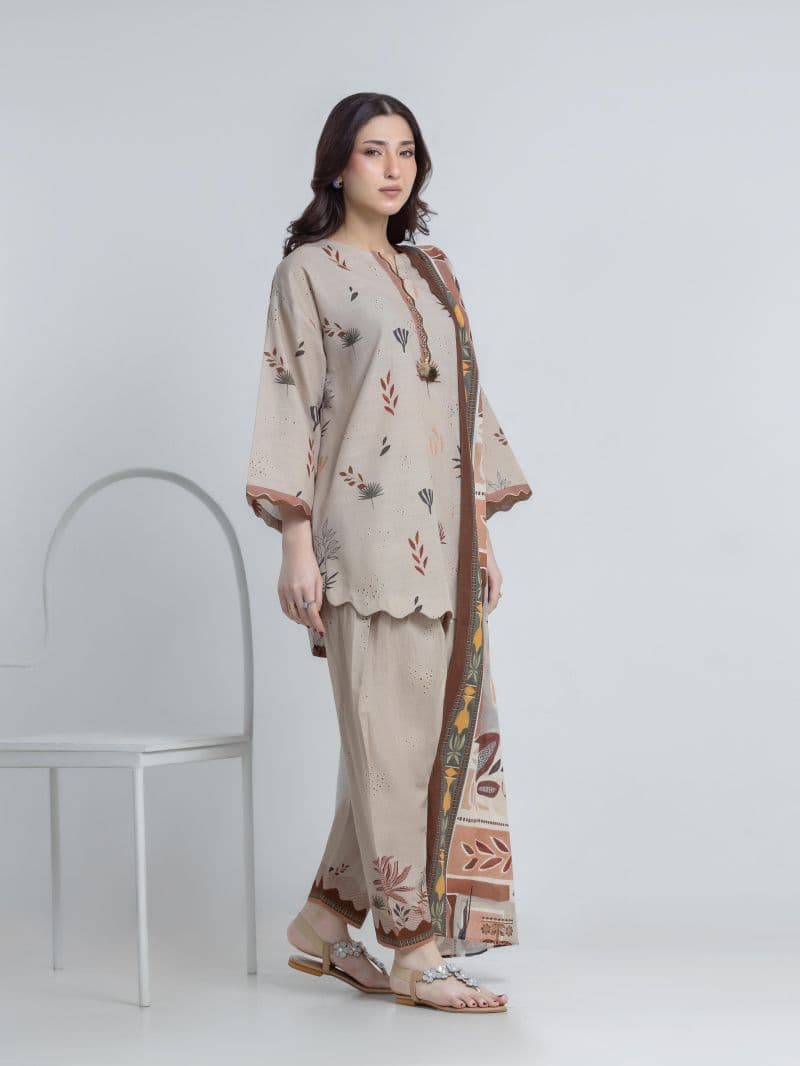Printed Khaddar Suit thumbnail