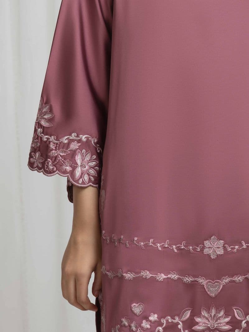 Embroidered Satin Suit thumbnail