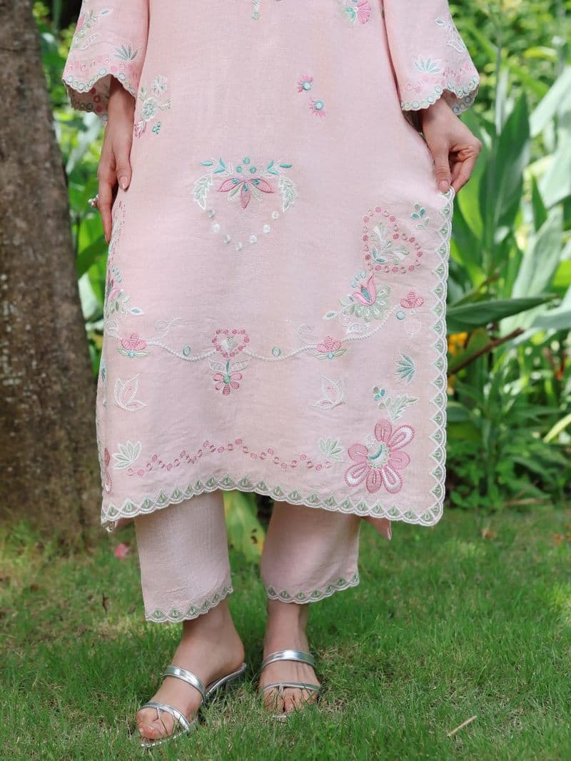 Embroidered Viscose Suit thumbnail