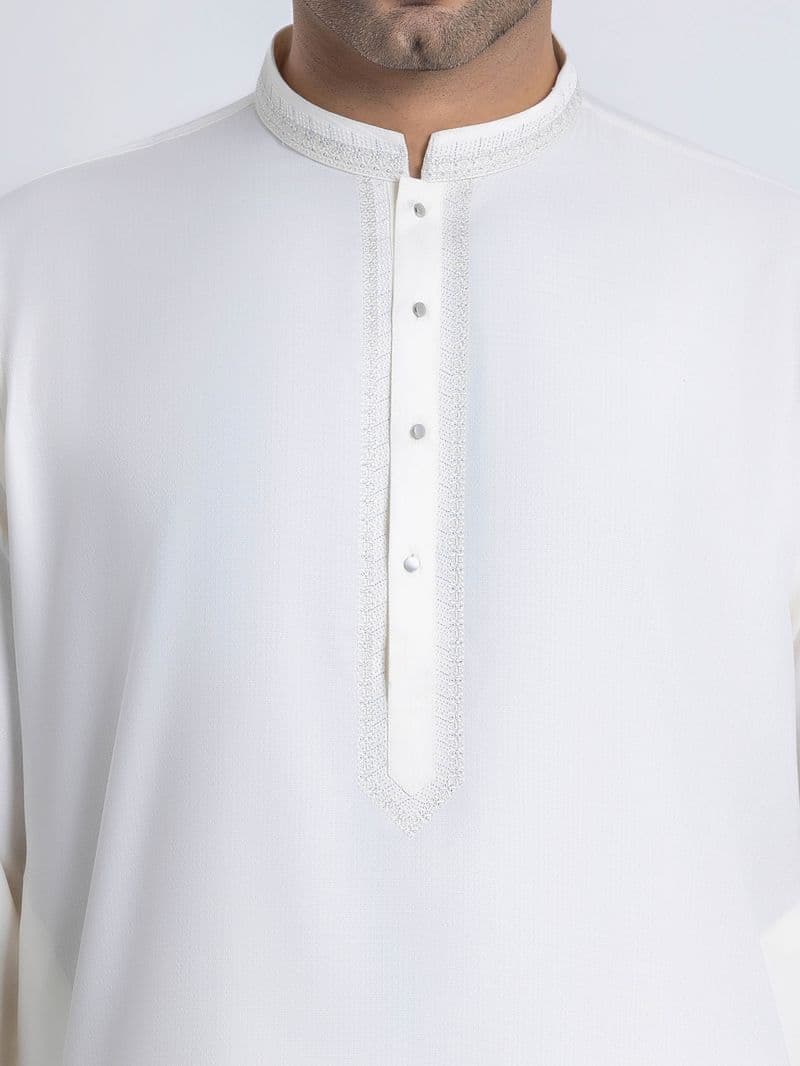 Embroidered Dobby Shalwar Kameez thumbnail