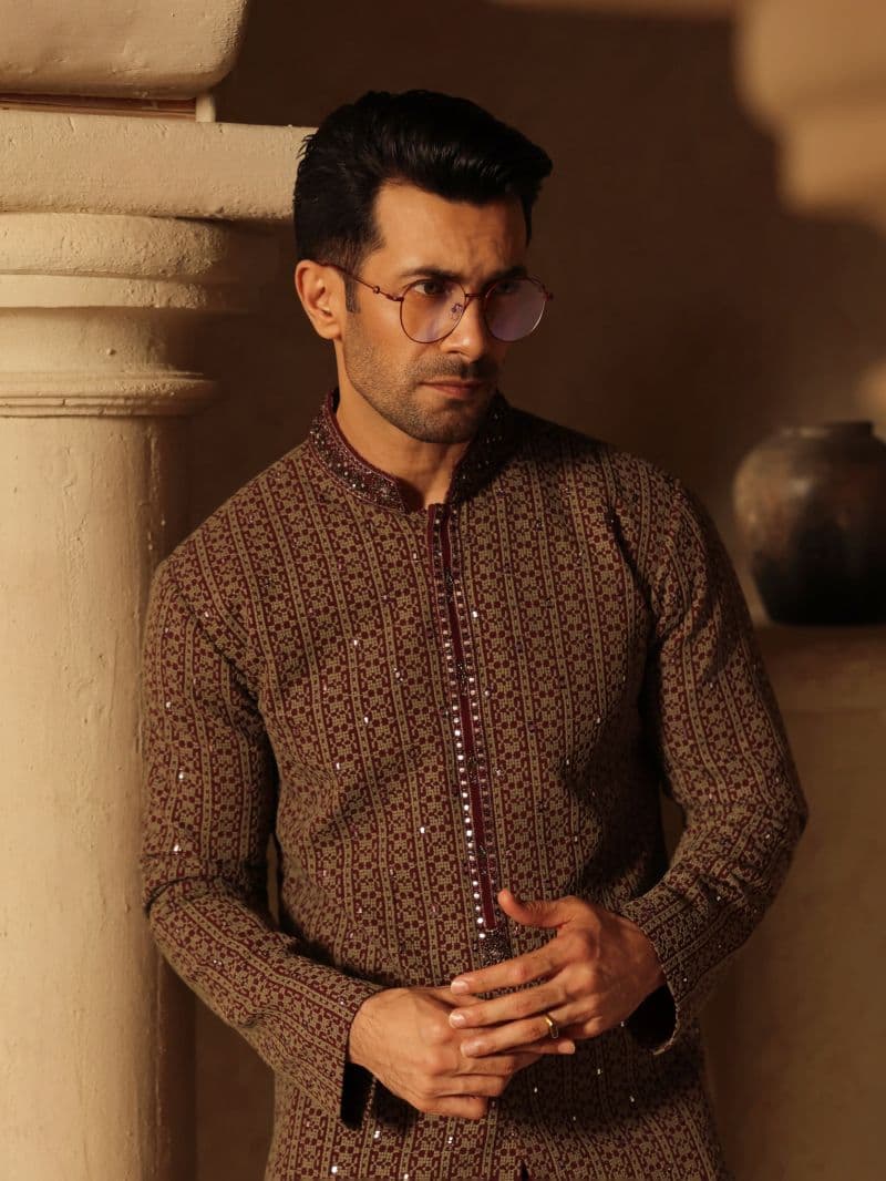Embroidered Viscose Kurta Pajama thumbnail