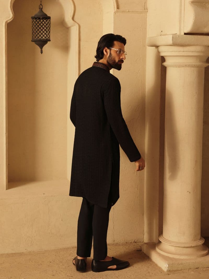 Embroidered Viscose Kurta Pajama thumbnail