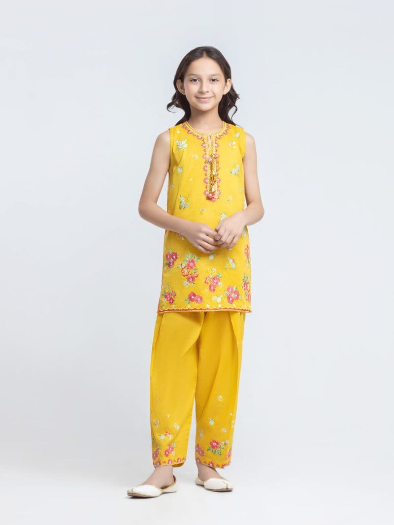 Embroidered Cambric Co-Ord Set thumbnail