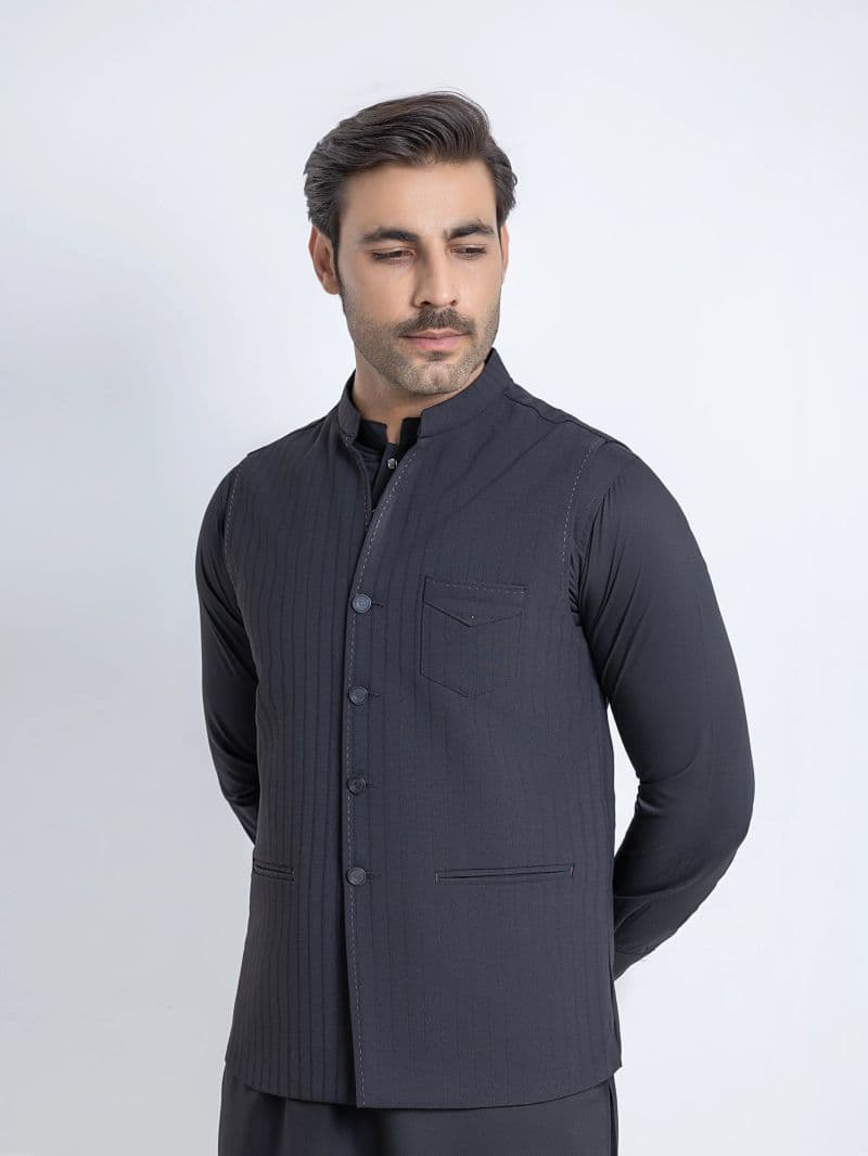 Plain Viscose Waistcoat thumbnail