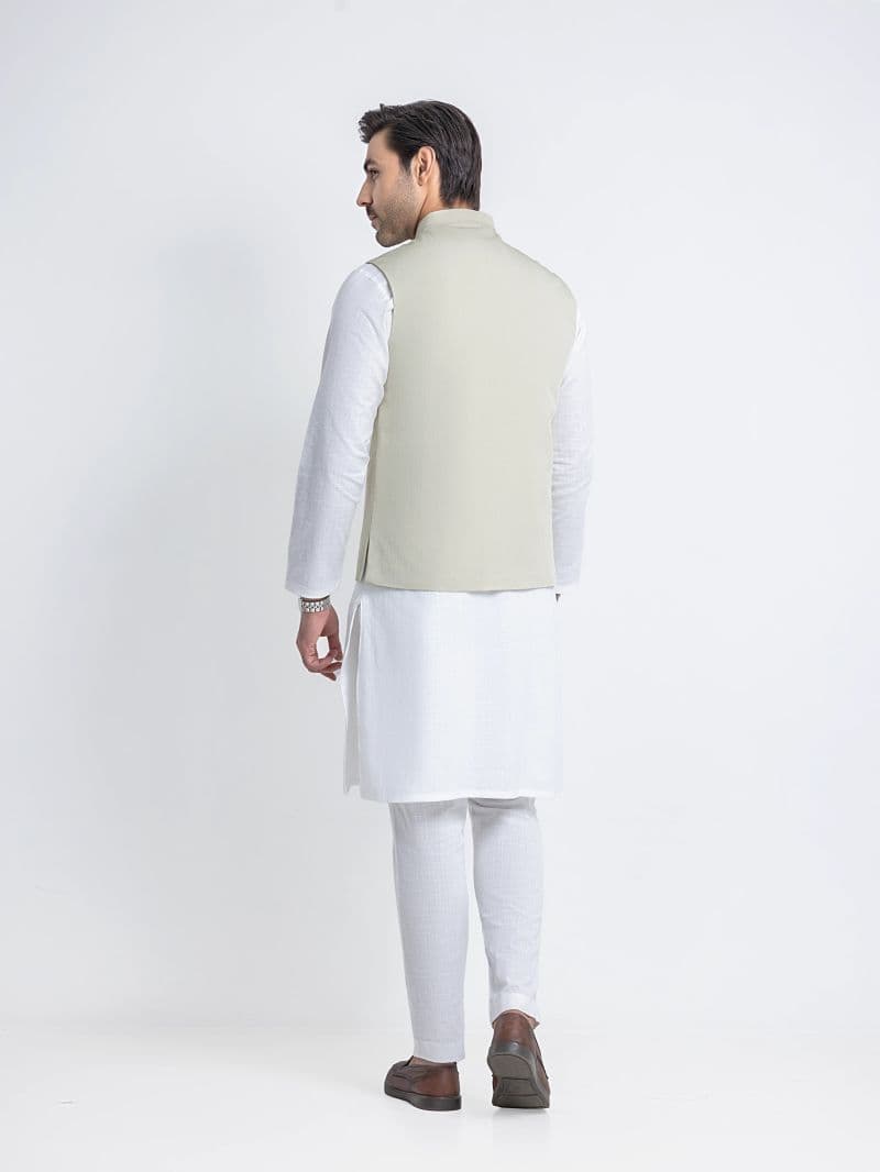 Embroidered Viscose Waistcoat thumbnail