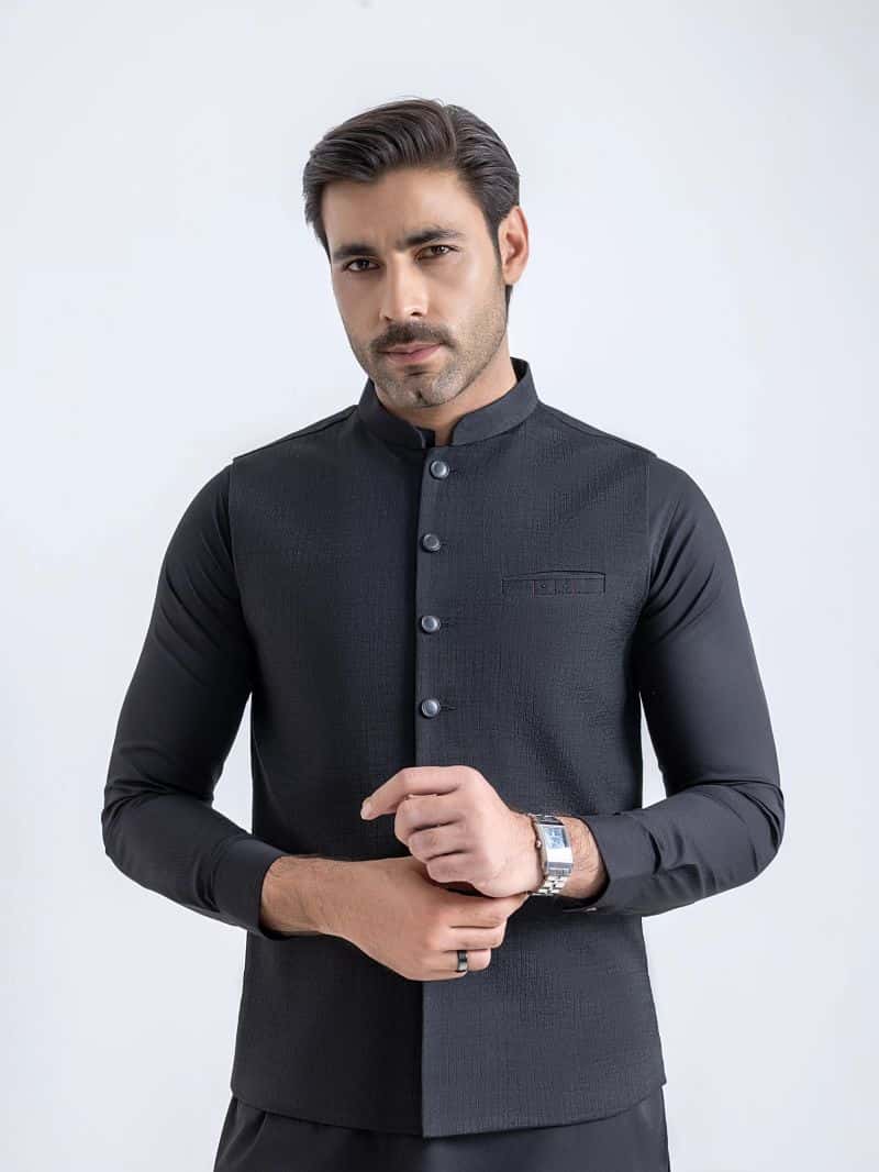 Plain Viscose Waistcoat