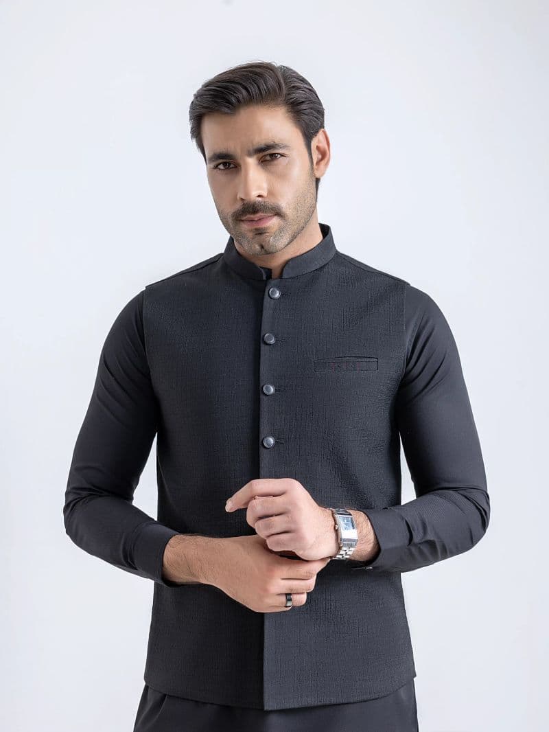 Plain Viscose Waistcoat thumbnail