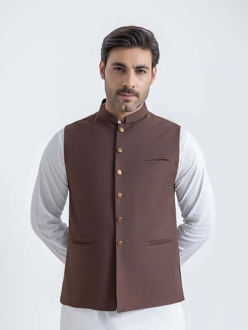 Plain Viscose Waistcoat