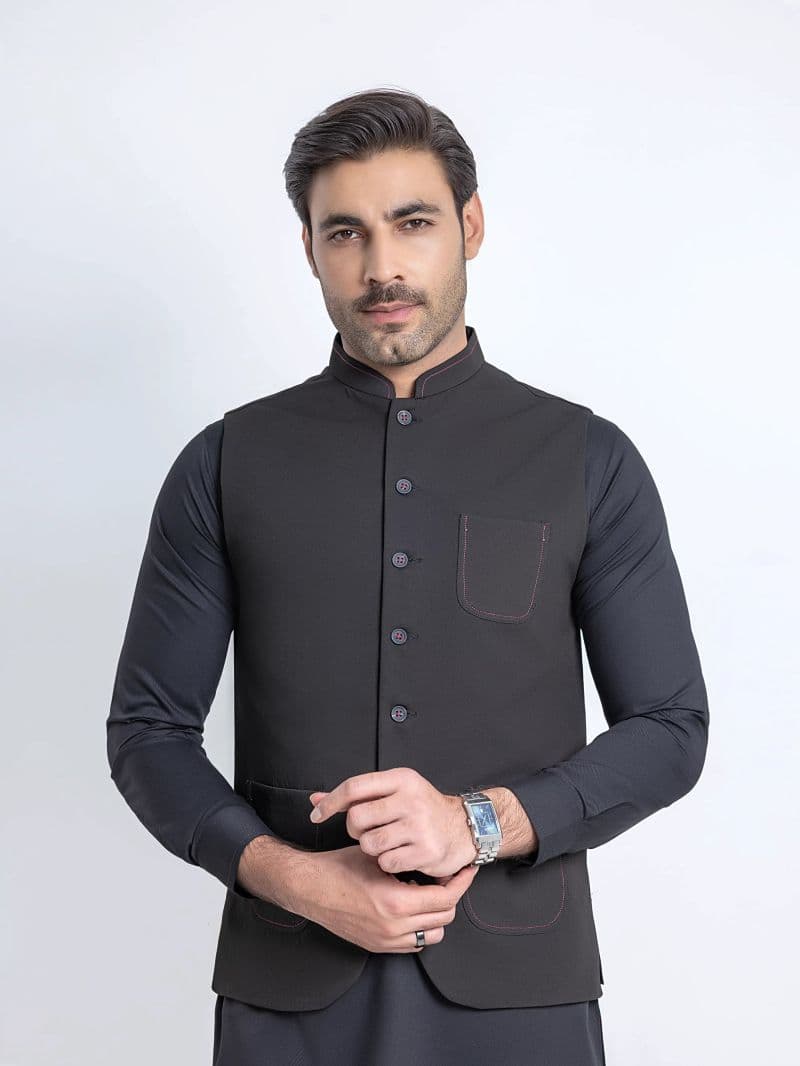 Plain Viscose Waistcoat thumbnail