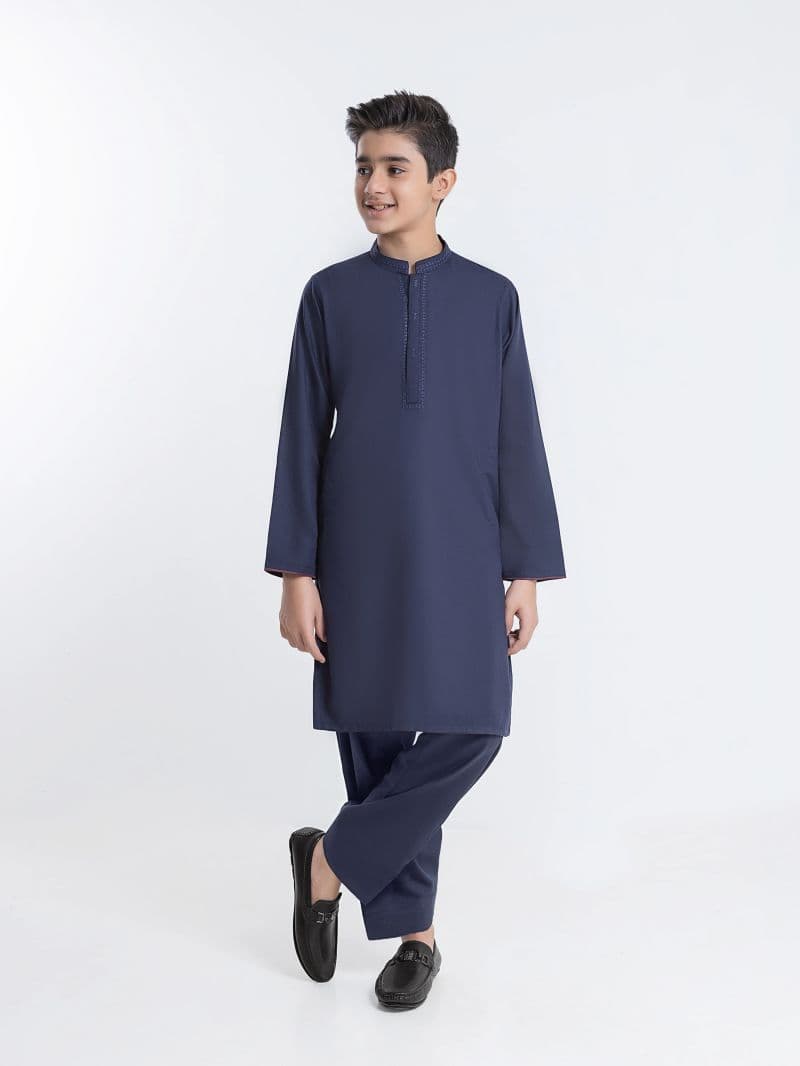 Embroidered Dobby Shalwar Kameez thumbnail