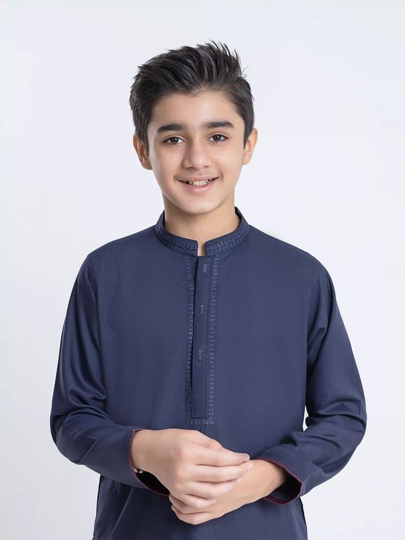 Embroidered Dobby Shalwar Kameez thumbnail