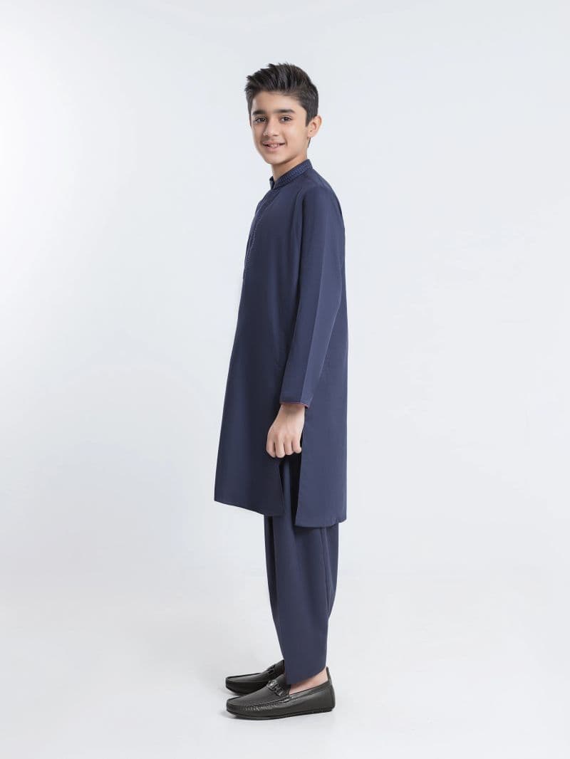 Embroidered Dobby Shalwar Kameez thumbnail