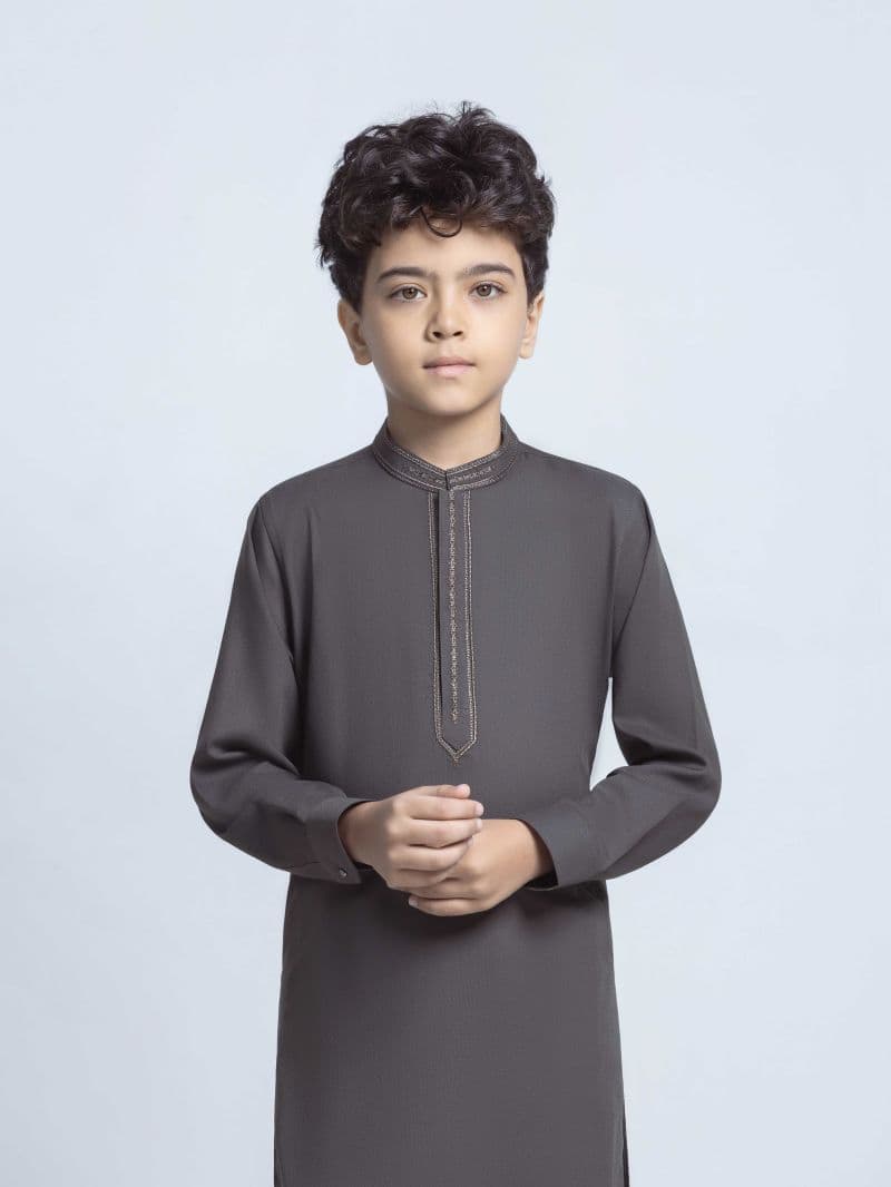Embroidered Dobby Shalwar Kameez thumbnail