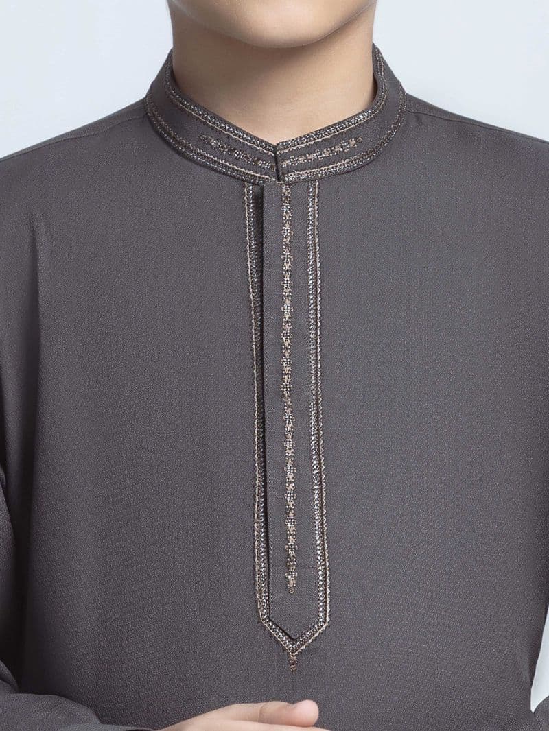 Embroidered Dobby Shalwar Kameez thumbnail