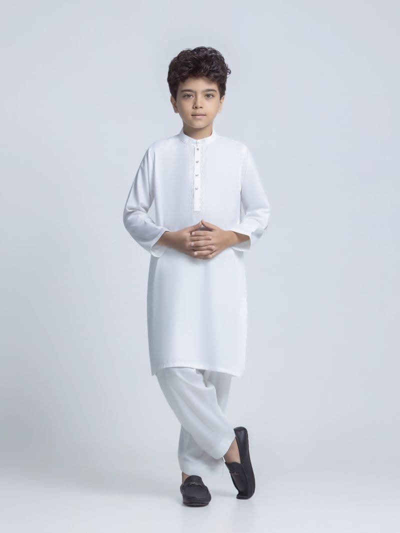 Embroidered Dobby Shalwar Kameez thumbnail