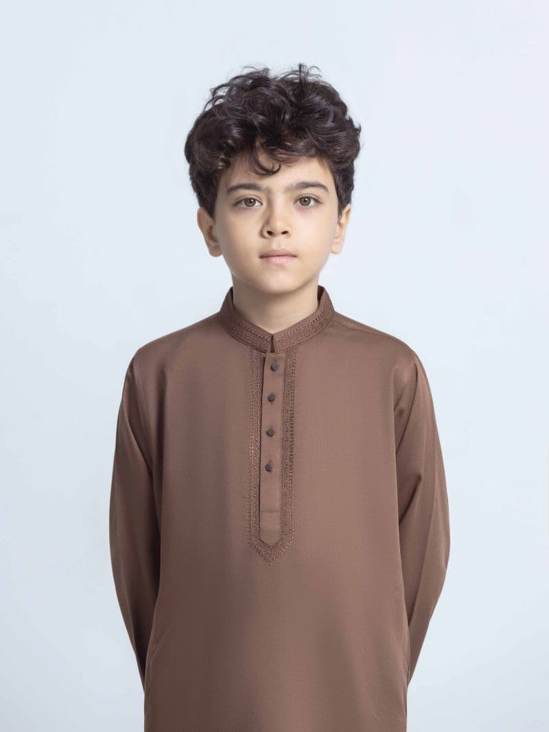 Embroidered Dobby Shalwar Kameez thumbnail