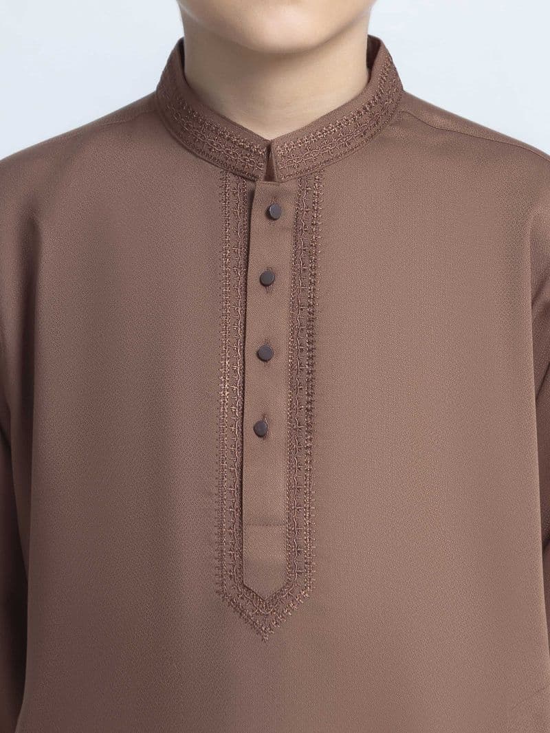 Embroidered Dobby Shalwar Kameez thumbnail