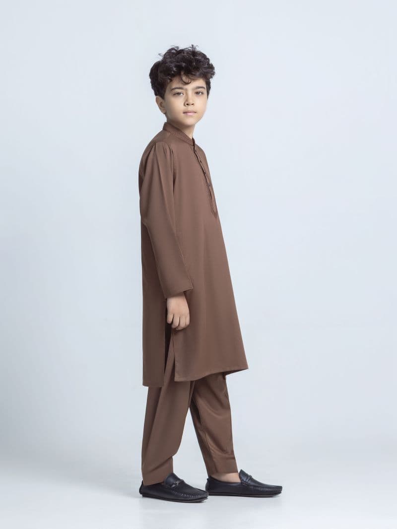 Embroidered Dobby Shalwar Kameez thumbnail