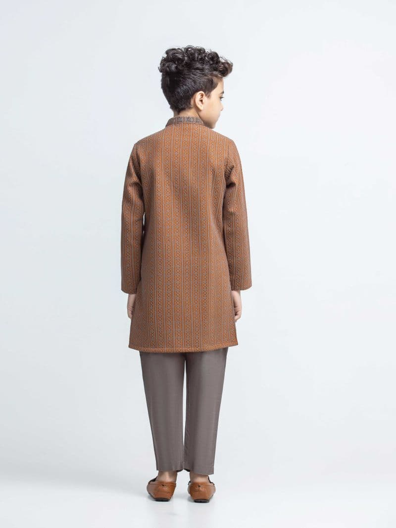 Embroidered Schiffli Kurta Pajama thumbnail