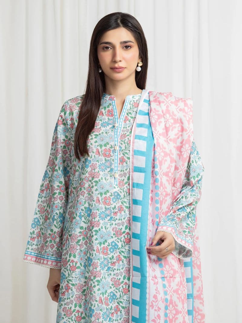 Printed Lawn Suit thumbnail