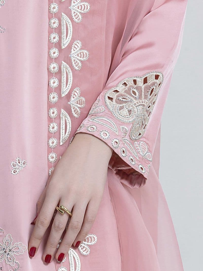 Embroidered Satin Suit thumbnail