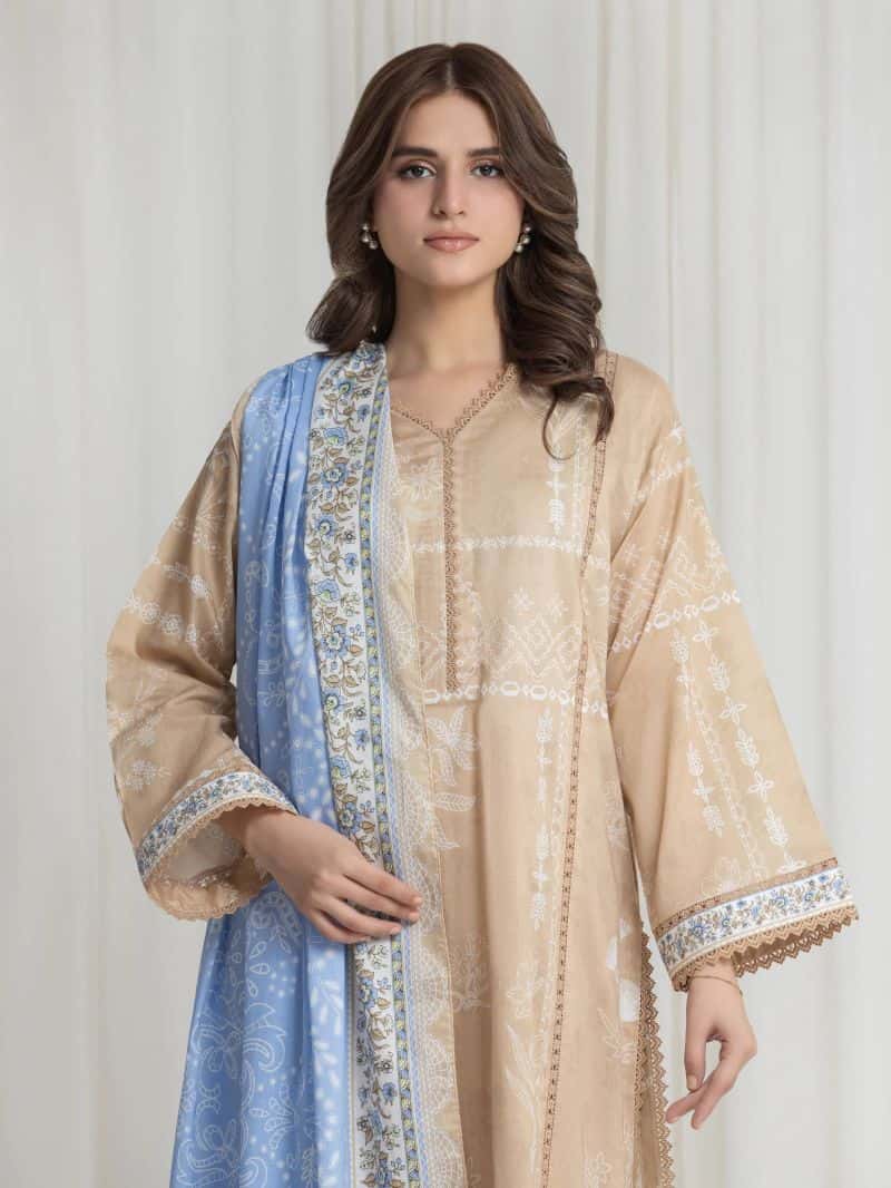 Printed Lawn Suit - alternate view
