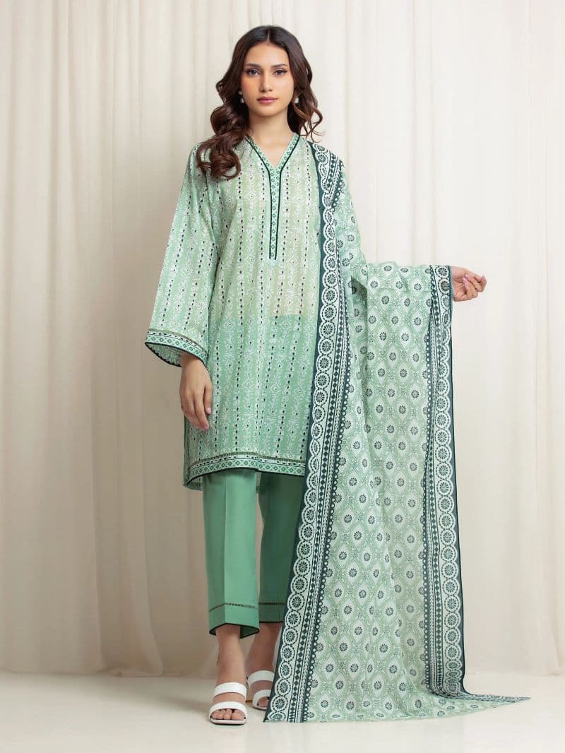 Printed Lawn Suit thumbnail