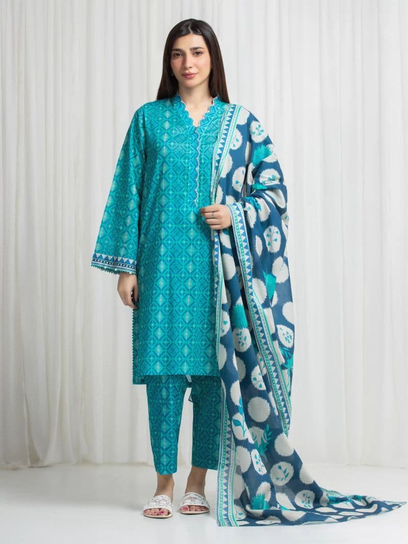 Printed Lawn Suit thumbnail