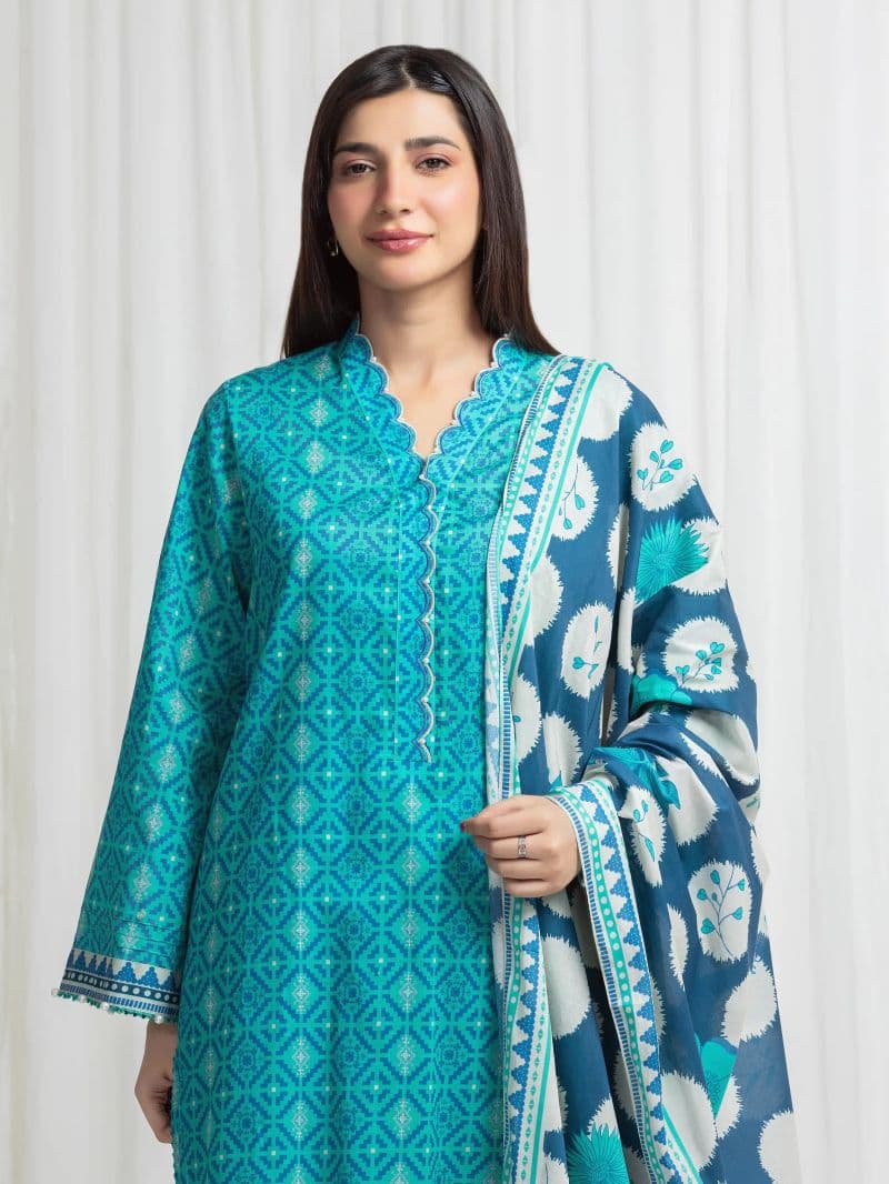 Printed Lawn Suit thumbnail