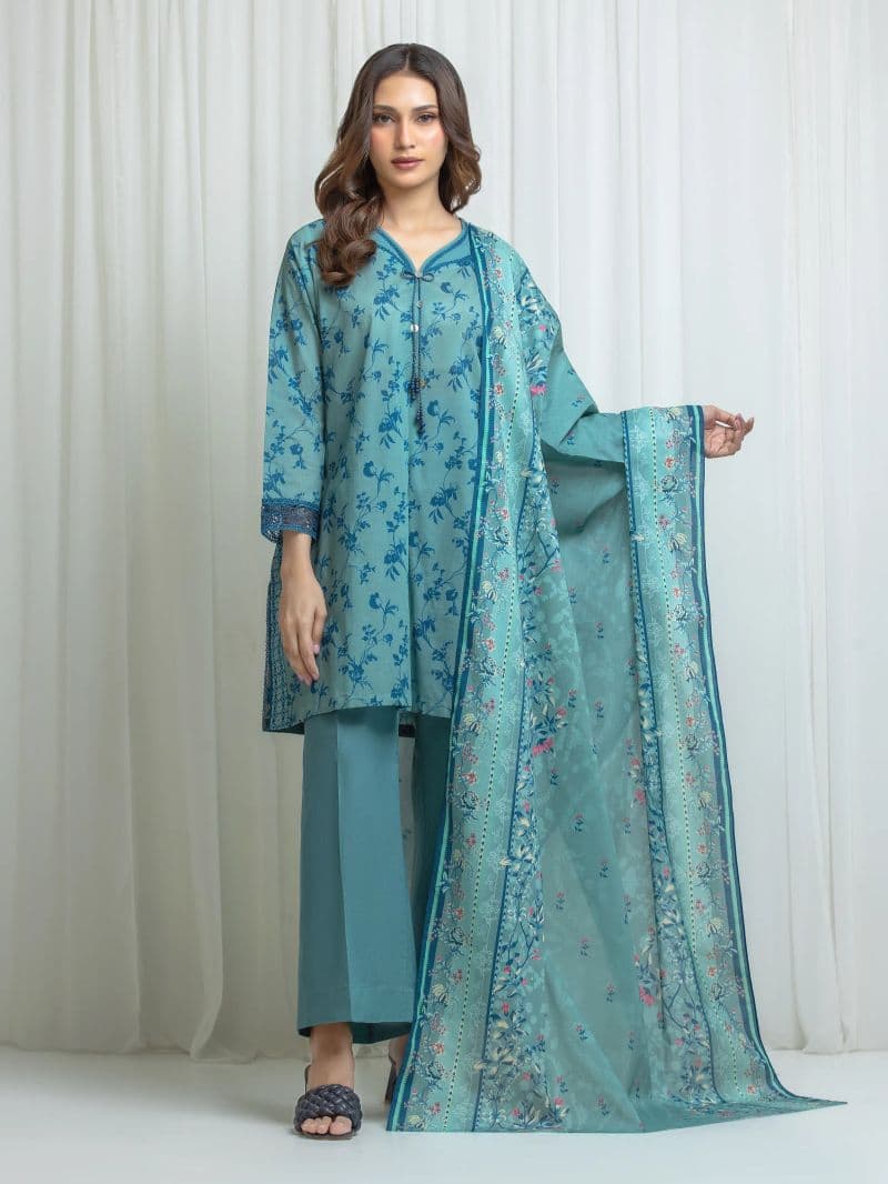 Printed Lawn Suit thumbnail