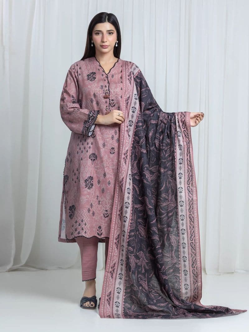 Printed Khaddar Suit thumbnail