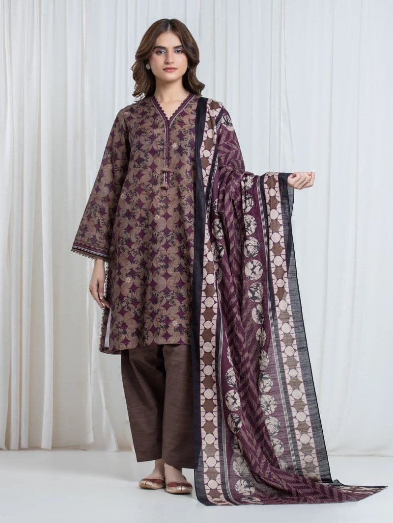 Printed Khaddar Suit thumbnail