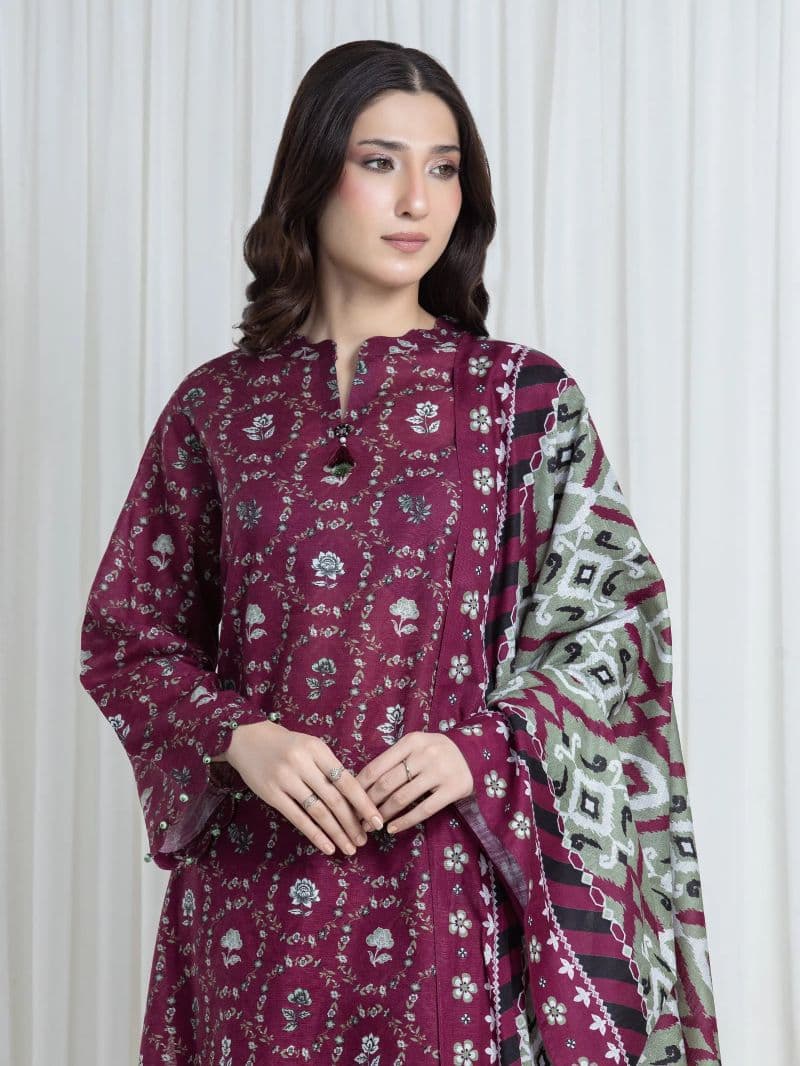 Printed Khaddar Suit thumbnail