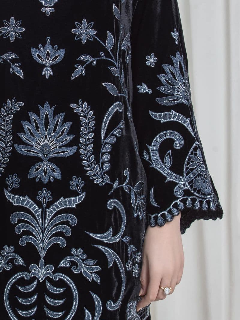 Embroidered Velvet Suit thumbnail