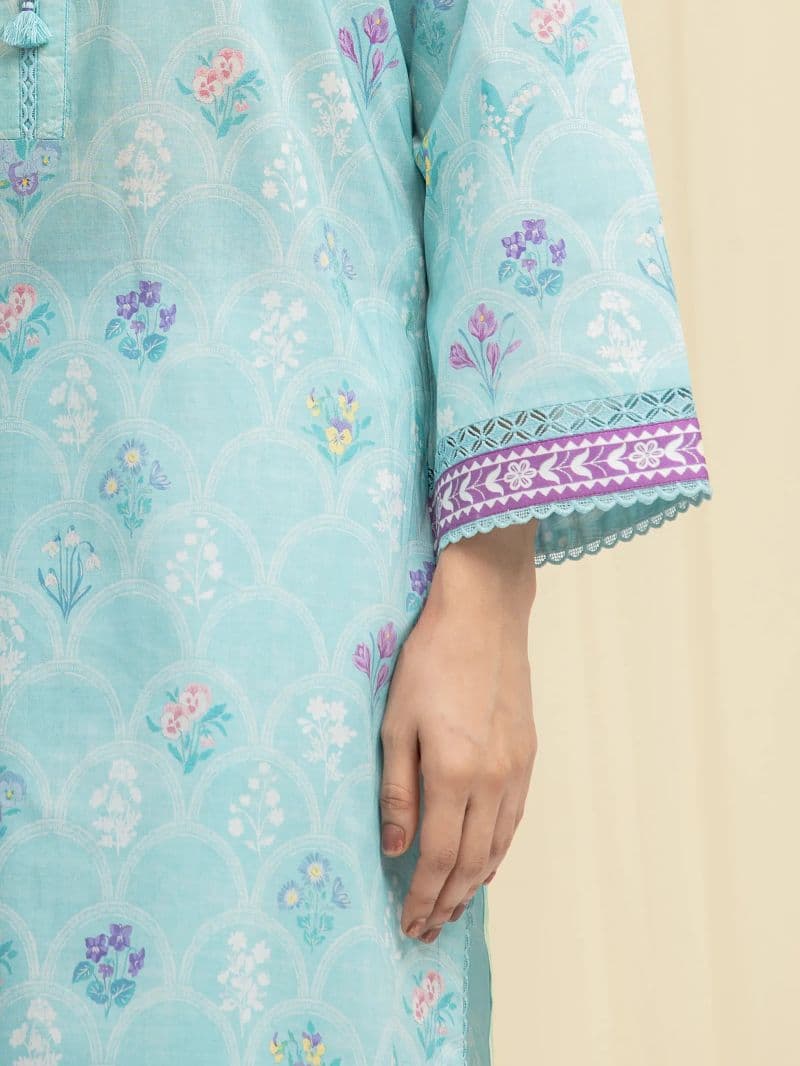 Printed Lawn Suit thumbnail