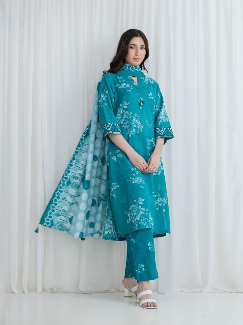 Printed Khaddar Suit thumbnail