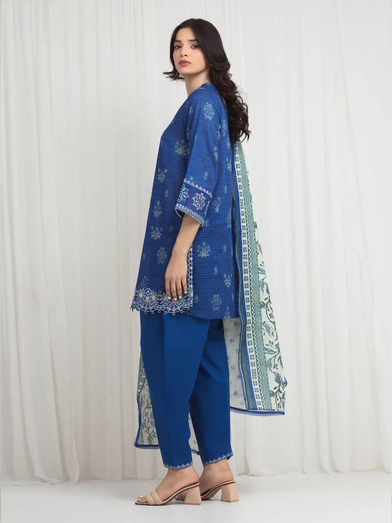 Embroidered Lawn Suit - EWU6V23-33418-3P thumbnail