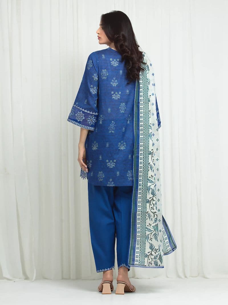 Embroidered Lawn Suit - EWU6V23-33418-3P thumbnail