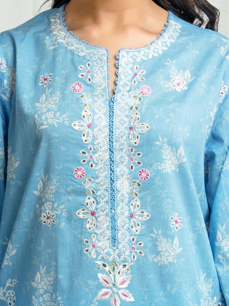 Embroidered Lawn Suit - EWU6V1-33016-3P thumbnail