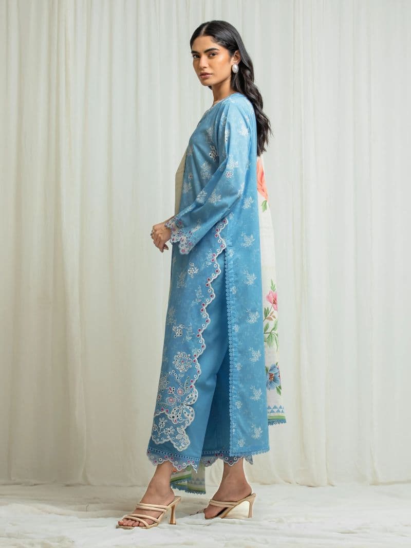 Embroidered Lawn Suit - EWU6V1-33016-3P thumbnail